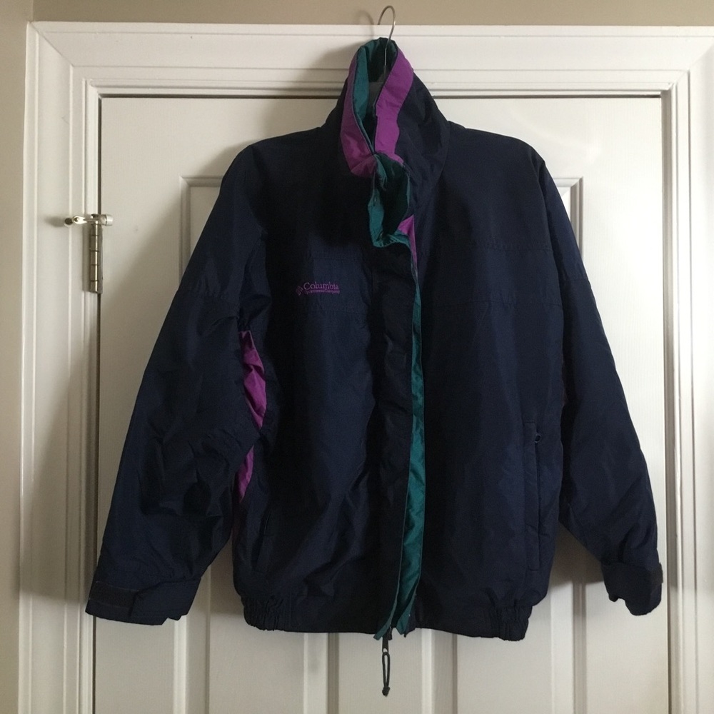 Vintage COLUMBIA Bugaboo navy jacket S